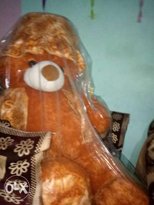 Life Size Orange Bear Plush Toy