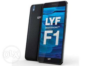Lyf f1 1week used phone in warranty with bill box