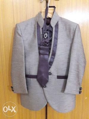 Men's Gray Formal Coat