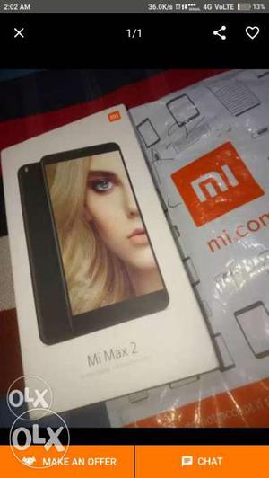 Mi max 2, 2 months old, fully new condition,