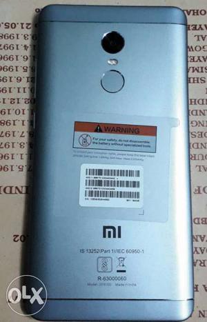 Mi redmi note 4. 4gb ram 64gb internal memory.