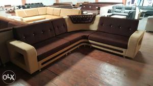 New corner sofa set with size 9x7 ft with