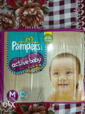 Pampers Active Baby Diapers Taped Medium