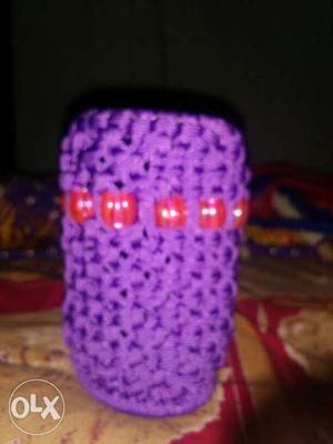 Purple Knit Case