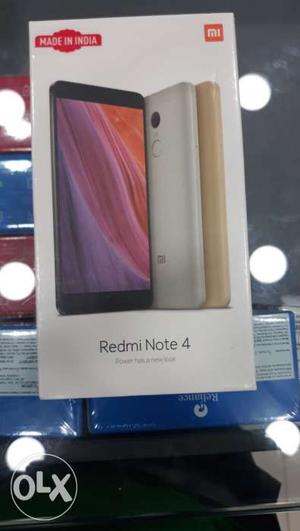 Red MI Note 4 64GB sealed Box with Bill only