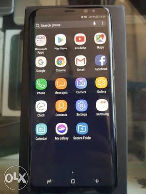 S8 plus 64 GB under warranty along with box and