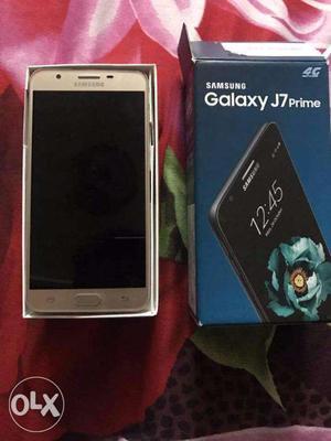 Samsung Galaxy J7 Prime Gold Just 12 days old with bill box