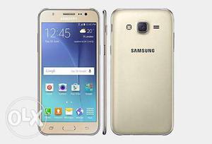 Samsung j7 gold color. With bill box charger data