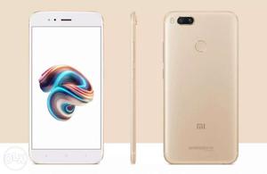 Sealed pack Brand New Mi A1 Gold Colour