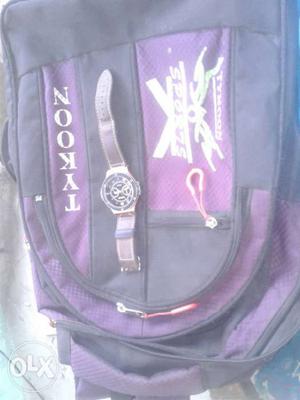 Sport watch and sport bag