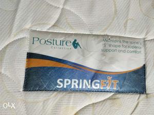 Springfit mattress 6inches Dimensions 6ft*6ft.