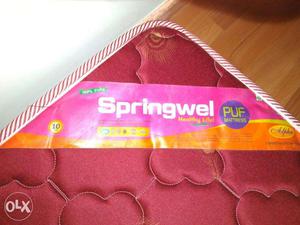 Springwell PUF quilted 4" mattress as good as new