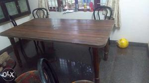 Teak wood dining table.25years using no
