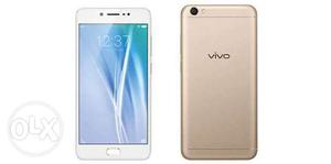Vivo v5 with charger golden colour, 5.5 inch