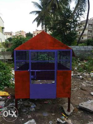 135 kg iron cage for birds and dogs.