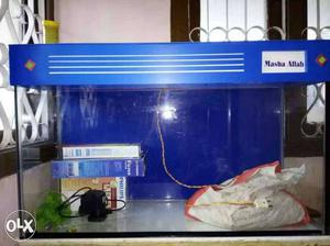 3 feet aquarium with moters heater stones