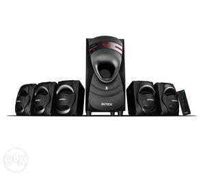 Black Intex Home Theater System