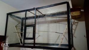 Black Metal Framed Birdcage