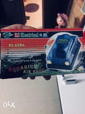 Fish aqurim with air bubble or heater new all