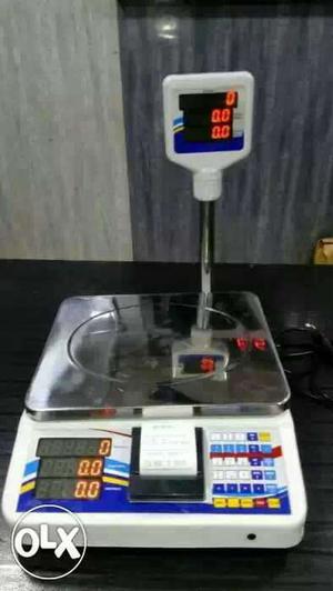 Gray And Purple Market Weighing Scale