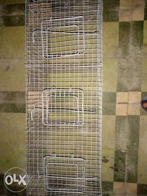 Gray Steel Cage for pets uses