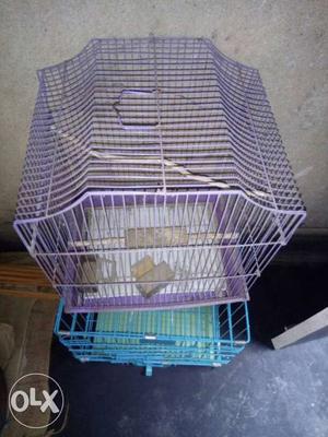 Havey metel (iron) cage for birds and pets.if any