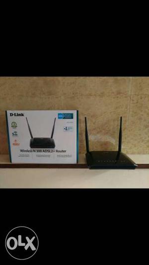 Only 4 months old D-link router in new condition