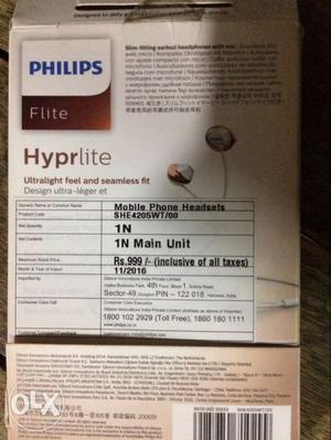 Philips Flite Cardboard Box