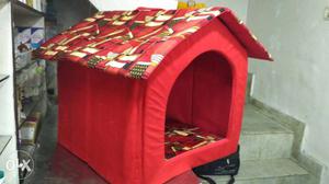 Red And White Pet House