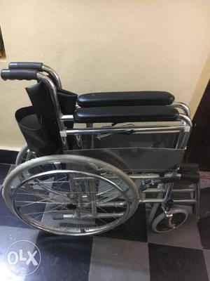 A fully equipped wheelchair, used for just 10