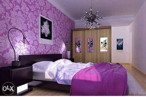All types wallpaper pvc pannel wooden flooring etc Best