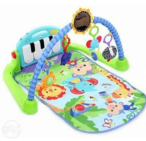 Baby's Green And Blue Activity Gym