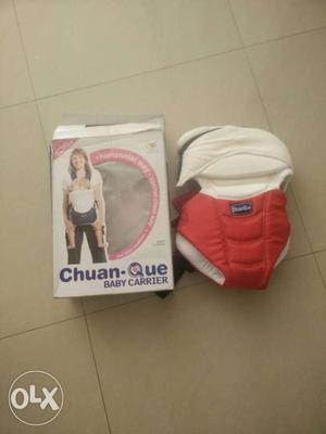 Baby's Red And White Chuan-Que Carrier