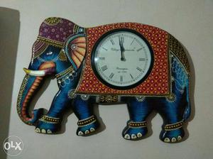 Brand new handmade handicraft wall clock 2 by 1.5feet