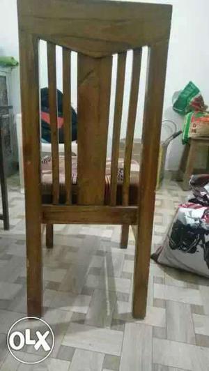 Brown Wooden Side Chair