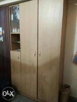 Brown colour wardrobe