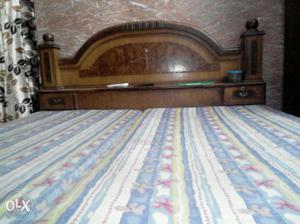 Double Box Bed with Mattress & Dressing Table