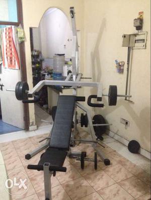 Leverage gym. supports up 250kgs. more than 20