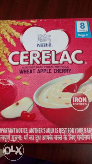 Nestle ceralac wheat Apple cherry MRP-196 exp