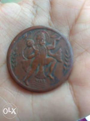Old Hanuman coin