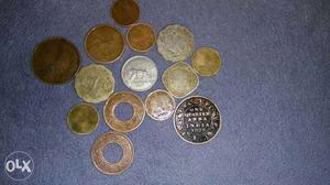 Old coins for coin collectors.