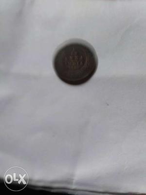 One Round Black Coin