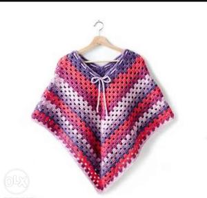 Pancho for kids. Can also order for women