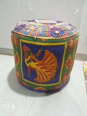 Rajasthani design colorful seattee chair to enhance your