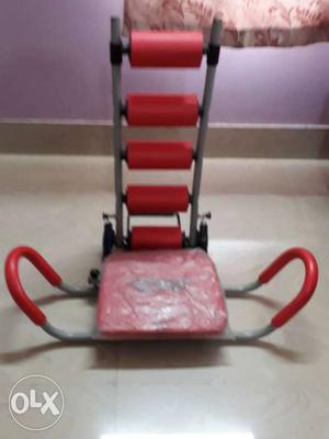 Red And Grey Ab Fitness Equipment
