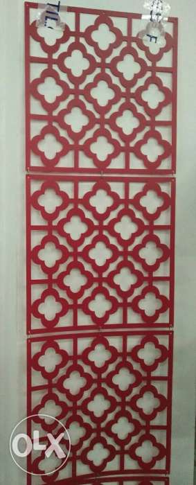 Red Steel Wall Decors