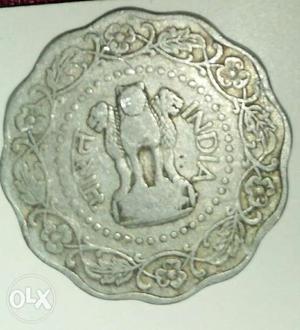 Scallop Edge Indian Coin