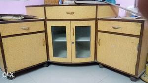 Television corner with drawer