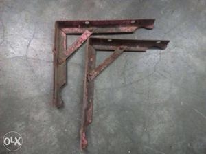 Two Red Metal Frames