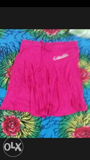 Women's Pink Drawstring Shorts